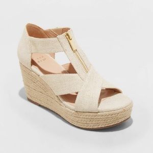 *NWOT* A New Day Carrigan Wedge Sandals